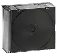 Intenso 1er CD-/DVD-Hüllen Slim Cases transparent,...