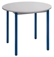 SODEMATUB Mehrzwecktisch lichtgrau, blau rund,...