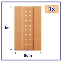 Hansaplast Pflaster CLASSIC 4809183005 beige 6,0 x 10,0 cm, 10 St.