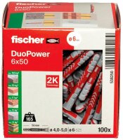 fischer DuoPower 6x50 2K 538250 Universaldübel...