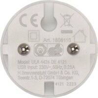 brennenstuhl USB-A 12W Power Adapter Ladeadapter weiß, 12 Watt