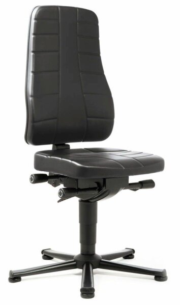 bimos Arbeitsdrehstuhl All-In-One schwarz Kunstleder