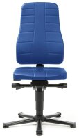 bimos Arbeitsdrehstuhl All-In-One blau Kunstleder