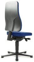 bimos Arbeitsdrehstuhl All-In-One blau Kunstleder