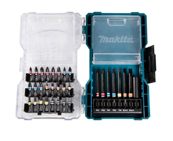 makita E-07076 Bit-Set, 32-teilig
