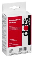 dots  schwarz Druckerpatrone kompatibel zu brother LC-127XLBK