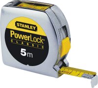 STANLEY Maßband Powerlock 0-33-932, Stahl 5 m