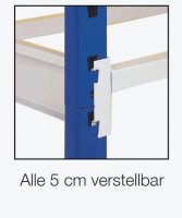 PAPERFLOW Schwerlastregal RangEco 7213D blau 100,0 x 34,0...