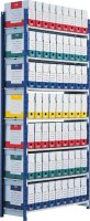 PAPERFLOW Schwerlastregal RangEco 7213D blau 100,0 x 34,0 x 200,0 cm