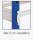 PAPERFLOW Schwerlastregal RangEco 7213D blau 100,0 x 34,0 x 200,0 cm