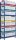 PAPERFLOW Anbau-Schwerlastregal RangEco 7213S blau 100,0 x 34,0 x 200,0 cm