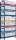 PAPERFLOW Anbau-Schwerlastregal RangEco 7213S blau 100,0 x 34,0 x 200,0 cm