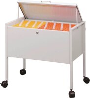 DURABLE Hängemappenwagen abschließbar grau...