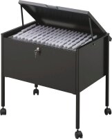 DURABLE Hängemappenwagen abschließbar schwarz...
