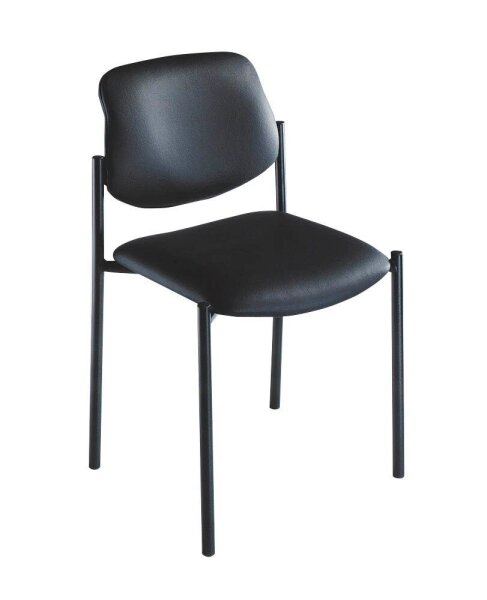 Nowy Styl Besucherstühle Quad schwarz Leder, 4 St.