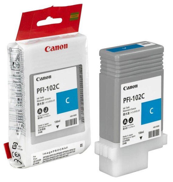 Canon PFI-102 C cyan Druckerpatrone