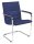 Nowy Styl Besucherstühle Rumba RUMBA CR SP06 blau Leder, 2 St.