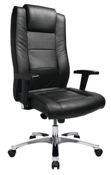 Topstar Chefsessel Chairman® 10, NS29T A80 Leder schwarz, Gestell chrom