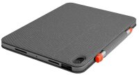 Logitech FOLIO TOUCH Tablet-Tastatur grau geeignet für Apple iPad Air 4. Gen (2020), Apple iPad Air 5. Gen (2022), Apple iPad Air 11" (M2), Apple iPad Air 11" (M3)
