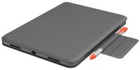 Logitech FOLIO TOUCH Tablet-Tastatur grau geeignet für Apple iPad Air 4. Gen (2020), Apple iPad Air 5. Gen (2022), Apple iPad Air 11" (M2), Apple iPad Air 11" (M3)