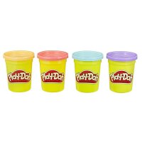 Play-Doh Knete SWEET farbsortiert, 4 Farben je 112,0 g