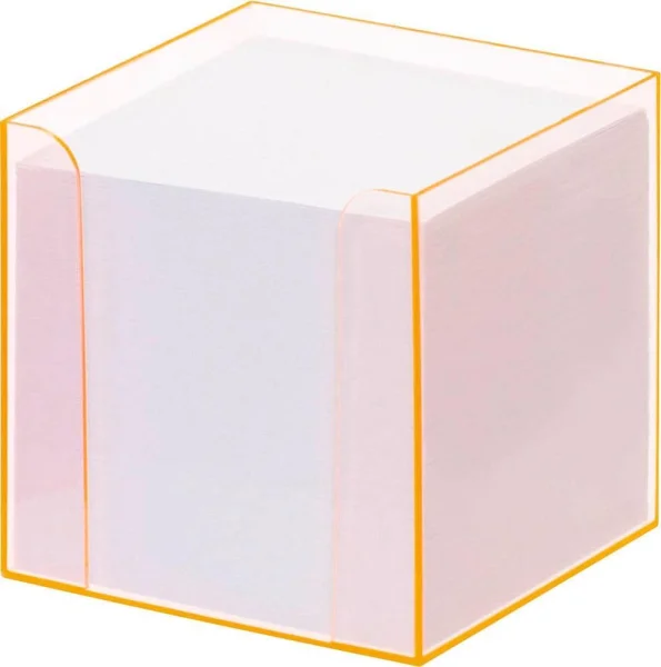 folia Zettelbox LUXBOX transparent inkl. 800 Notizzettel...