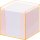 folia Zettelbox LUXBOX transparent inkl. 800 Notizzettel weiß, 1 St.