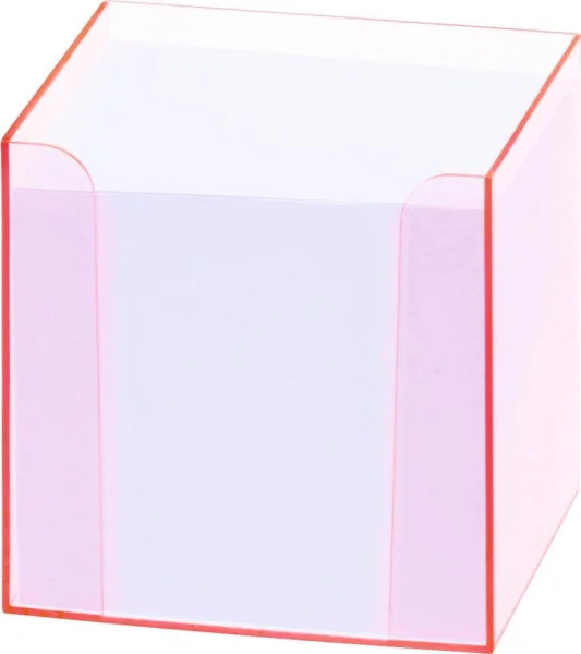 folia Zettelbox LUXBOX transparent inkl. 800 Notizzettel...