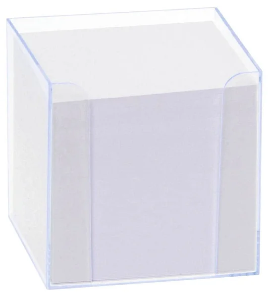 folia Zettelbox LUXBOX transparent inkl. 800 Notizzettel...