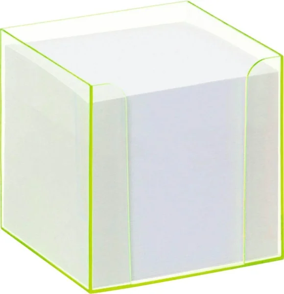 folia Zettelbox LUXBOX transparent inkl. 800 Notizzettel...
