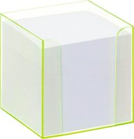 folia Zettelbox LUXBOX transparent inkl. 800 Notizzettel...
