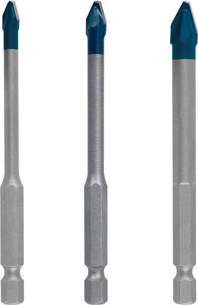 BOSCH Fliesenbohrer-Set EXPERT HEX-9 HardCeramic, 3-teilig