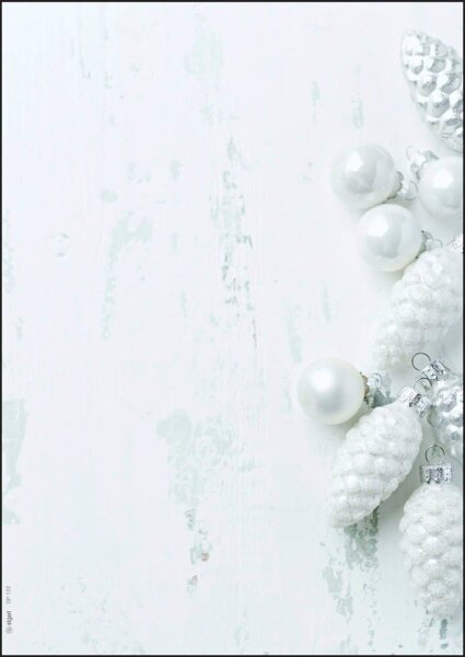 SIGEL Weihnachtsbriefpapier Modern Christmas Motiv DIN A4 90 g/qm 100 Blatt