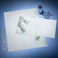 50 SIGEL Weihnachtsbriefumschläge Modern Christmas DIN lang ohne Fenster