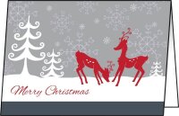SIGEL Weihnachtskarten Red Deer DS256 DIN A6