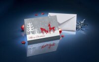 SIGEL Weihnachtskarten Red Deer DS256 DIN A6