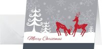 SIGEL Weihnachtskarten Red Deer DS256 DIN A6