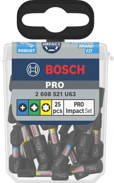 BOSCH Bit-Set PRO Impact, 25-teilig