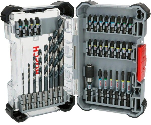 BOSCH Bohrer- und Bit-Set PRO Impact, 35-teilig