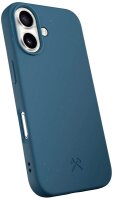 WOODCESSORIES Bio Case Handy-Cover für Apple iPhone 16 navy