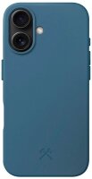 WOODCESSORIES Bio Case Handy-Cover für Apple iPhone 16 navy