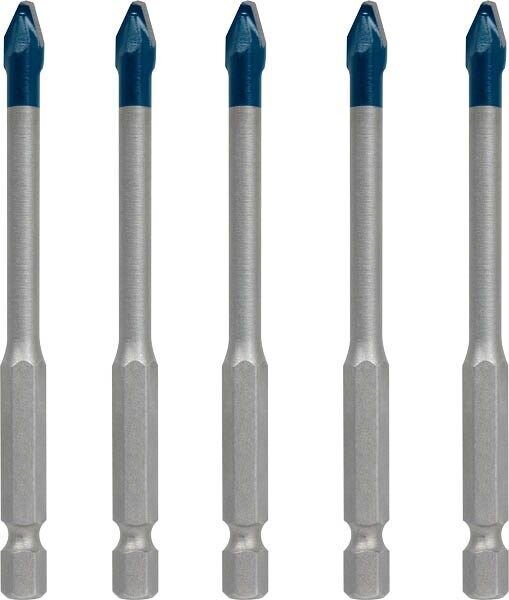 BOSCH Fliesenbohrer-Set EXPERT HEX-9 HardCeramic, 5-teilig