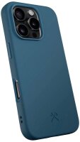 WOODCESSORIES Bio Case Handy-Cover für Apple iPhone 16 Pro navy