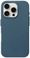 WOODCESSORIES Bio Case Handy-Cover für Apple iPhone 16 Pro navy