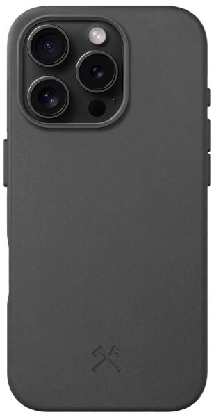 WOODCESSORIES Bio Case Handy-Cover für Apple iPhone 16 Pro schwarz