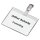 5 DURABLE Namensschilder mit Clip 9,0 x 6,0 cm
