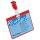 25 DURABLE Namensschilder mit Clip 9,0 x 6,0 cm