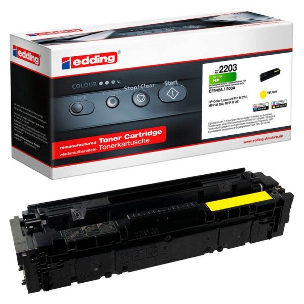 edding EDD-2203  gelb Toner kompatibel zu HP 203A (CF542A)