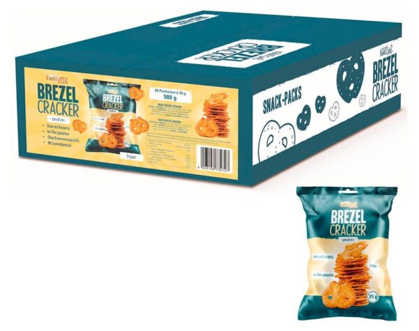 HELLMA Brezel Cracker 980,0 g, 28 St.