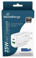 MediaRange 25W USB A/USB C Quick Charge Ladeadapter...